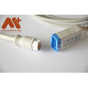 China 12 Pin Philips Compatible ECG Trunk Cable 3 Lead M1669A on sale