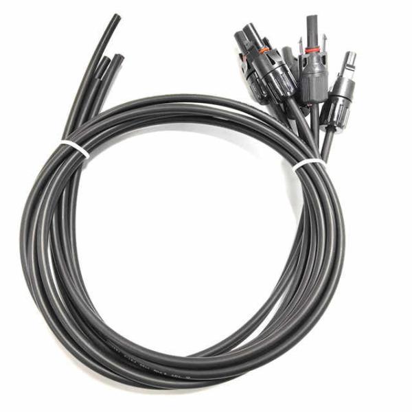 Quality 30A Connector Rating Solar Power Extension Cable 20Ft With Solar PV Connector wholesale