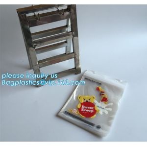 Transparent custom printed resealable Clear Plastic Wicket PE Bag For Parcel