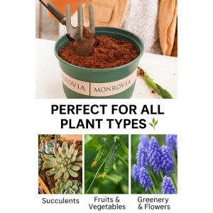 3 Liters Water Needed Grow Smarter Compressed Peat Bricks