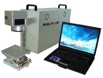 Portable Fiber Laser Marking Machine , Fiber Laser Etching Machine for Metal /