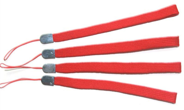 Wholesaler polyester short wrist lanyards for mobile phone hanging, wrist hand