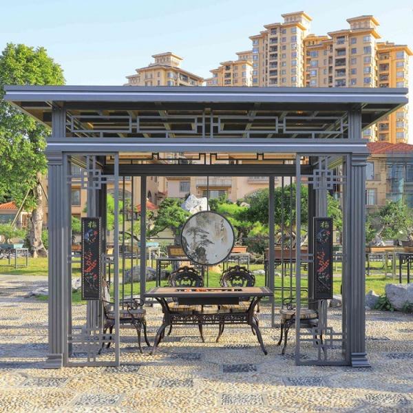 Quality Transform Your Backyard with a Stylish Aluminium Gazebo: Strength Meets Elegance wholesale