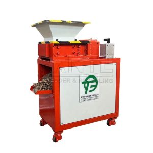 FANTE Compact Dual Shaft Wood Shredder for MDF Boards Veneer Panel Waste Wooden