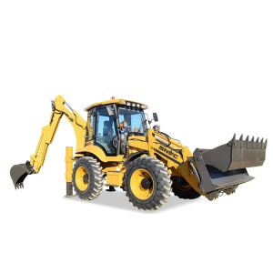 Cheap 6050 x 2465 x 3100mm 4x4 2.5 Ton Retroexcavadora Backhoe Loader Retro Escavadeira for sale