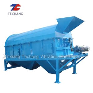 China Environmental Protection Rotary Trommel Screen Steel Material Made on sale