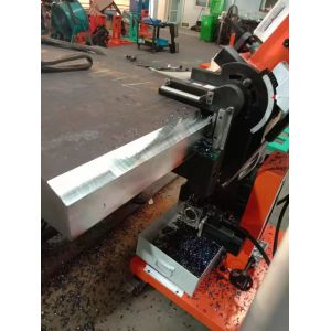 90Degree Chamfering Beveling Deburring Machine Automatic Double Head Stainless