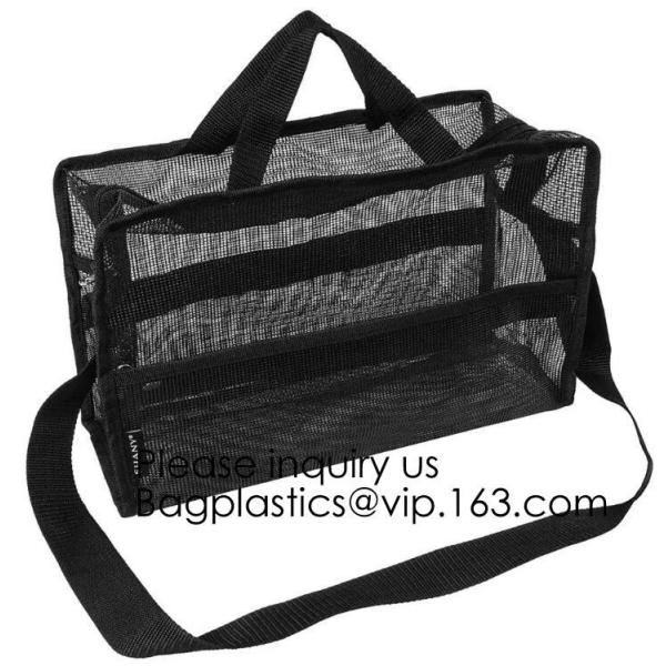 Quality Nylon Mesh Net Cosmetic Bag, Mesh Make Up Bag,Eco -friendly material cosmetic mesh bag ,PVC mesh bag for sales in USA wholesale