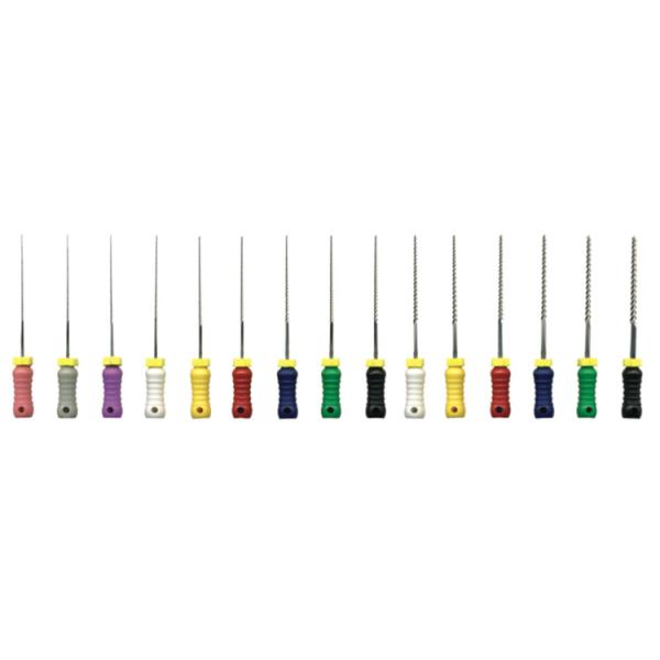 Ss Reamers Endodontic Hand Files 25mm Length For Root Canal Preparation