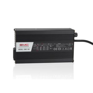 EMC-180 12V 8A Aluminum lead acid/ lithium/lifepo4 battery charger with 4