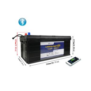 Communication Station EV RV Lithium Iron Phosphate Battery 12V 200Ah