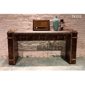 China classical old style antique fabric STUDY desk furniture on sale