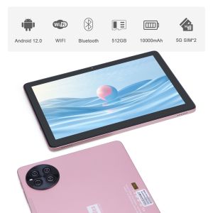 C Idea Android 8GB RAM 512GB ROM 10.1 Inch Tablet With Keyboard for School