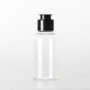 China Flip Top Cap Essential Oil Bottle 50ml Transparent Color For Skin Care Container on sale