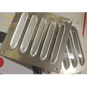 Rainproof Blind 304 Stainless Perforated Sheet Metal Square Louver Punch Plate