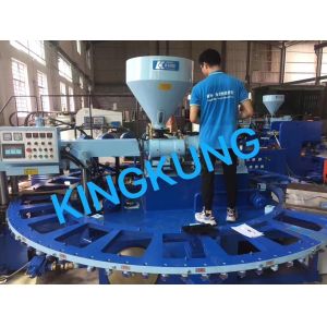 Automatic Grade Footwear Injection Moulding Machine For PVC Plastic