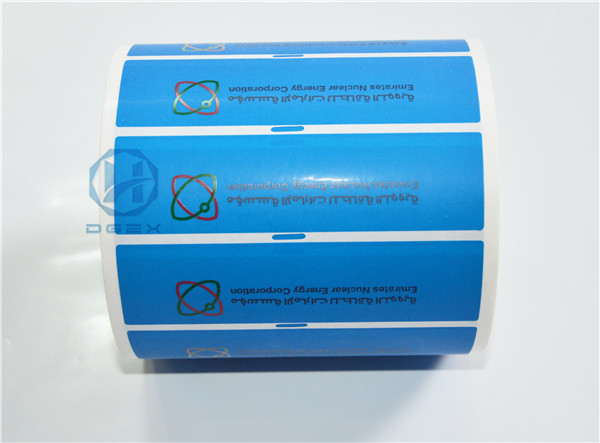 High - Residue Self Adhesive Security Labels Reveal Hidden Message