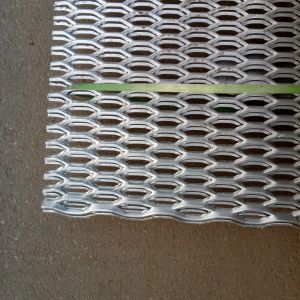 Fencing Raised Expanded Metal Diamond Mesh Carbon Steel 3.14lbs Grating Grid