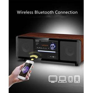 Density Sheet Wood Bookshelf Speaker Enhances Audio Clarity with SNR of ≥80DB