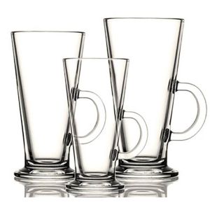 Irish Style Machine Made Crystal Whisky Tumblers With Handle