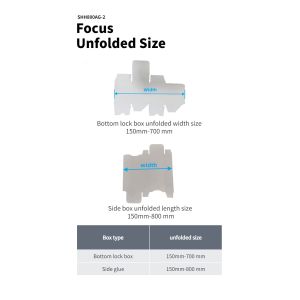 SHH800AG-2 Automatic Bottom Lock Box Folding Gluing Machine for Easy and Box