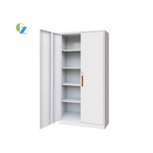 China White Modern Office Furniture Metal Office Cupboard KD Structure 2 Door on sale