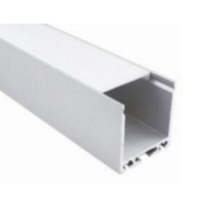 Cheap Powder Painted Industrial Aluminium Profile Electrical Cover / Electrical Shell For Heat Exchanger for sale