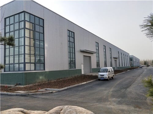 Aluminum Alloy Window Prefab Steel Structure Warehouse Workshop For Fast And Easy Construction