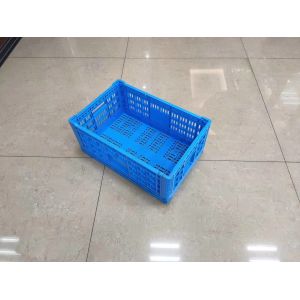 Vertical Stacking Fruit And Vegetable Plastic Crates Fresh Food Transport Basket