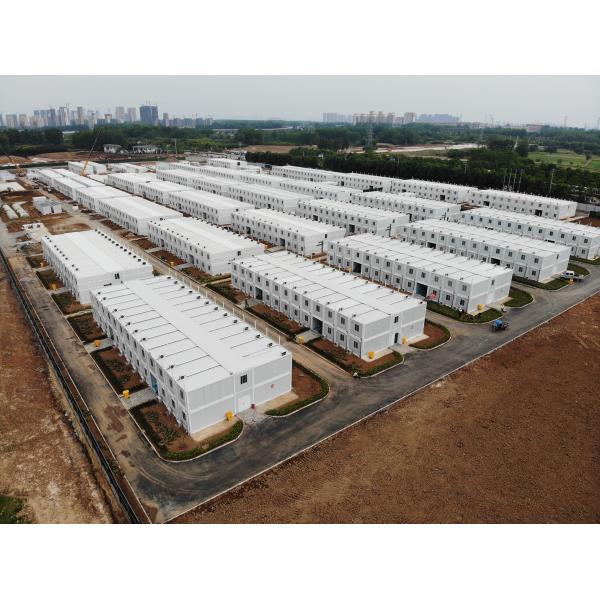 Anticorrosion Prefabricated Container Office Temporary Site Sheds Customizable
