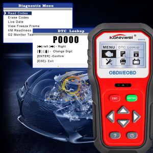12V Konnwei Car Diagnostic Scanner Tools , Obd2 Code Reader KW818 With CE