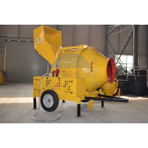 18-20m3/h JZR500 Diesel Engine Reversing Drum Concrete Mixer