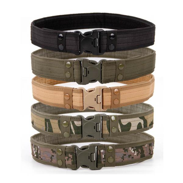 Nylon Resin Web Belts And Buckles 5.5cm Police Tactical Belt