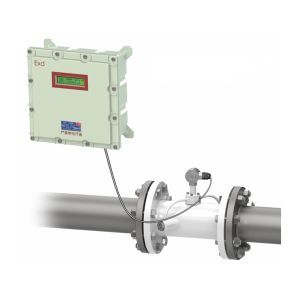 DN50 - 3000 Ultrasonic Flow Meter Municipal 90 C Cast Iron For Waste Water