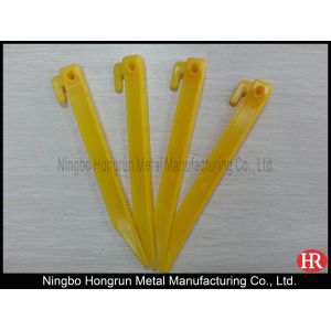 7" or 18cm plastic tent pegs