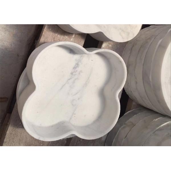 Quality Polished Surface Marble Food Tray Customized Shape Food Grade wholesale