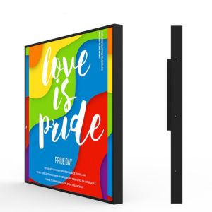 27.8 Inch Wall Mounted Square Advertising Display Durable Aluminum Frame And