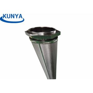 1.0mm Automatic Self Cleaning 300um Sintered Filter Elements Metal Cartridges