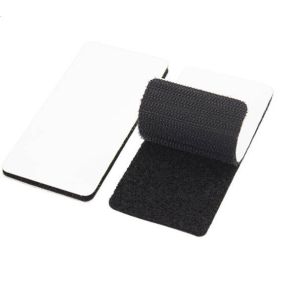 Peel And Stick Square Hook And Loop Tape Adhesive Strong Adhesive Backing
