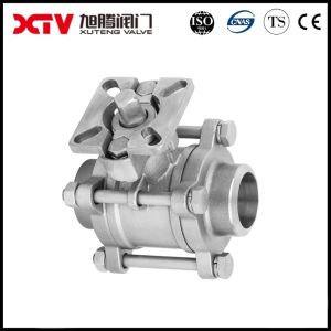 Xtv 3 PCS Ball Valve with Pneumatic Control Straight Through Type Made of