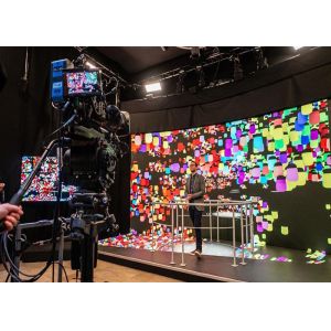 Dual Power Backup P3 Indoor LED Display Front Rear Module Maintenance