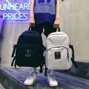 China Backpacks men and women Korean version of the latest fashion backpack capacity college wind backpack travel bags on sale