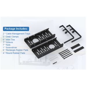 Single Tier Heavy Duty Slotted Type Retractable Cable Tray Under Desk Support