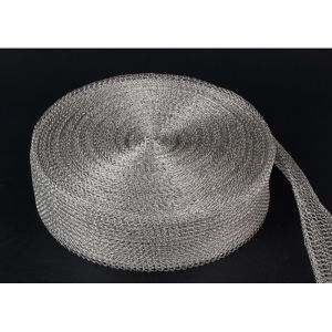 Knitted Wire Mesh In Aluminum For Demister Pads / Mist Eliminators