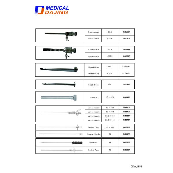 Magnetic Safety Endoscopic Accessories Trocars