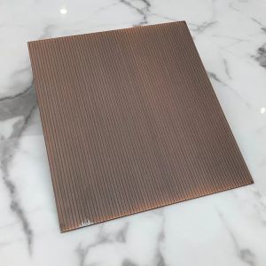 Bronze Antique Patina Copper Panels Sheets Brushed Finish Durable