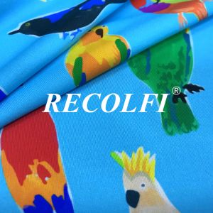 Poly Transfer Printing Custom Knit Fabric , Bottoms Briefs Solid Knit Fabric