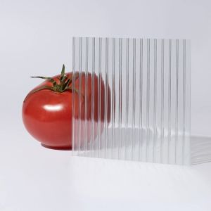 UV Protected Clear Polycarbonate Hollow Sheet Roofing 2.44m 6m