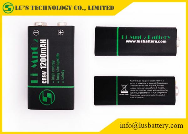 Quality CR9V Lithium Manganese Battery 9v Lithium Battery 1200mAh wholesale
