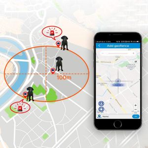 Anti Theft Anti Lost Gps Tracker Dog Collar With Voice Monitor